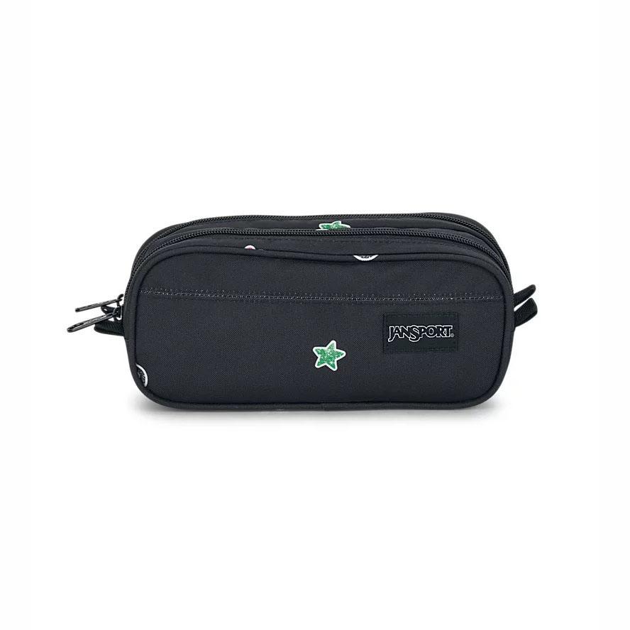 étuis à Crayons JanSport Large Accessory Pouch Noir | ROS-68271374